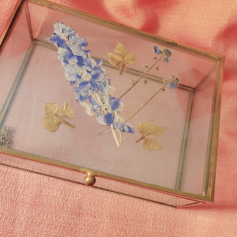 Glass Jewelry Box